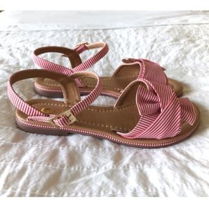 Bata red sandals